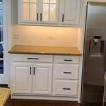 Refinishing Kitchen Cabinets & Island