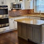 Refinishing Kitchen Cabinets & Island