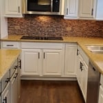 Refinishing Kitchen Cabinets & Island