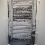 Condition of evaporator with faulty heater