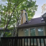 New shingles installed