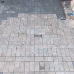 Flower Bed to Patio Transformation