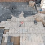 Flower Bed to Patio Transformation