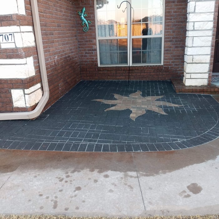 Flower Bed to Patio Transformation