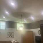 Finished project placed on a dimmer switch