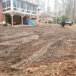 Minor grade with topsoil