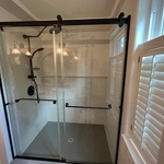 New QUARTZ SHOWER with Sliding Door.