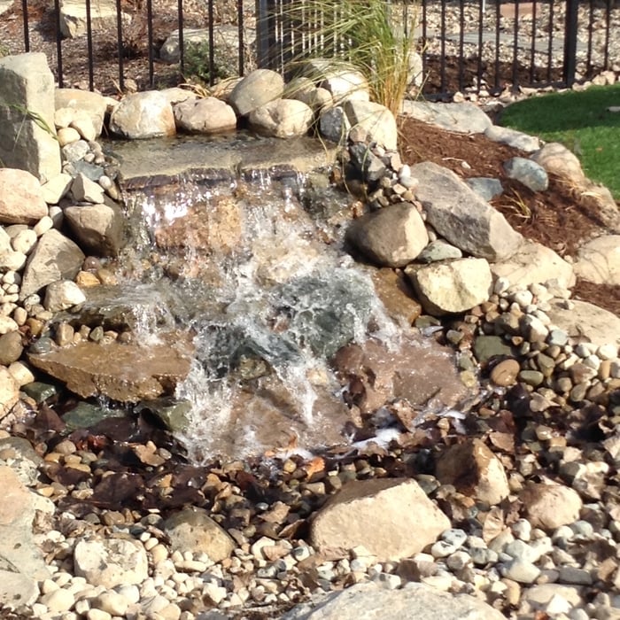Pondless waterfall