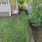 600 sq ft Sod Installation