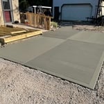 Nice checkered patio