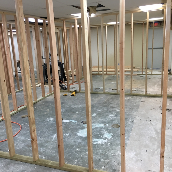 Finished adding the rest of the frames for the rooms