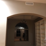 Clean gray walls