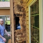 more of the water damage