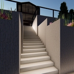 Stairs from street