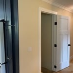 We changed the stairway and opening to the basement