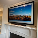 TV over fireplace