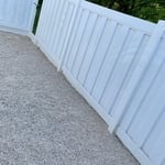 White pea gravel