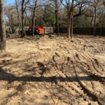 Completed Drain Field and a very happy customer!