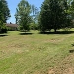 Finished project of lawn, 2 acres, cut and edge