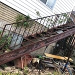 Three-story deck