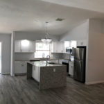 Finish all white solid wood cabinets