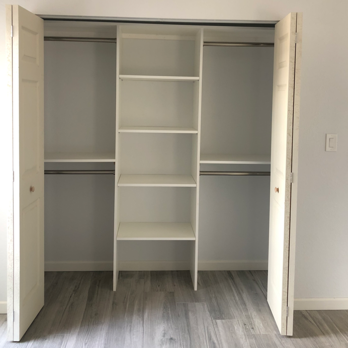 Custom made closet