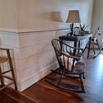 Ship Lap (Shadow Gap) Wall installation and IPE Flooring