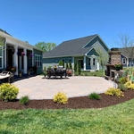 Paver Patio, Fireplace, Grill Area, and Porch in Seagrove
