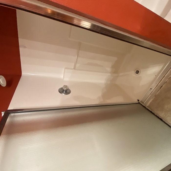 Existing stand up shower