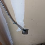 Beginning of extension of receptacle