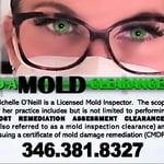 • A CMDR is basically a certificate with a letter of clearance written and signed by a TEXAS STATE LICENSED MOLD INSPECTOR verifying the structure in question has been cleared from any and all mold damage after a significant water intrusion occurred. As of now Inspector Michelle O’Neill, Licensed Mold Assessment Consultant is performing POST WINTER STORM URI and still issuing Harvey clearances.
• The scope of Inspector Michelle O’Neill’s practice includes but is not limited to perf