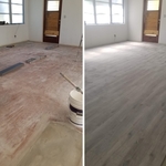 Vinyl planks installation