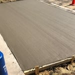 After we poured.