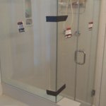 After - custom frameless enclosure
*Inline panel moved to add shelf and increase size of enclosure