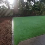 Synthetic turf installation