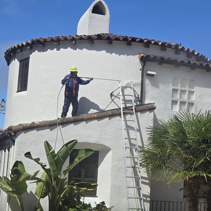 Pressure washing
