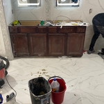Before bathroom cabinets
