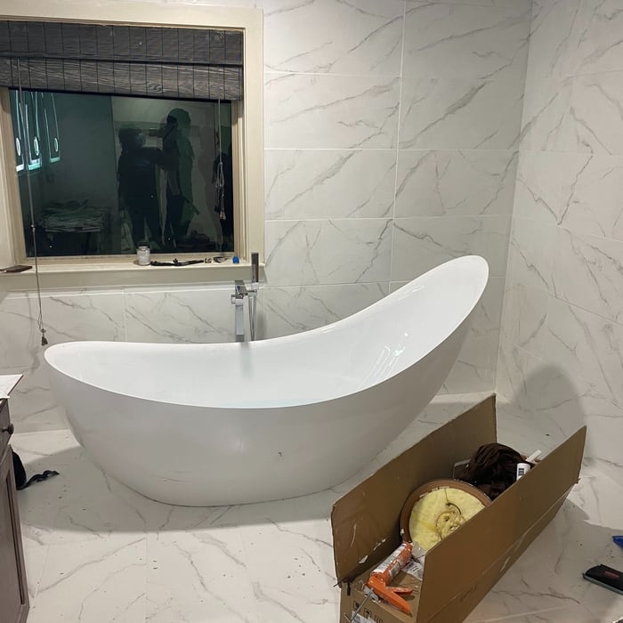 Before tub area