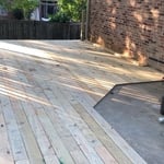 Tie in at existing porch