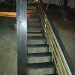 Stair case leading up to the deck