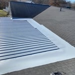 Ribbed Metal Roof for Screened-in Porch