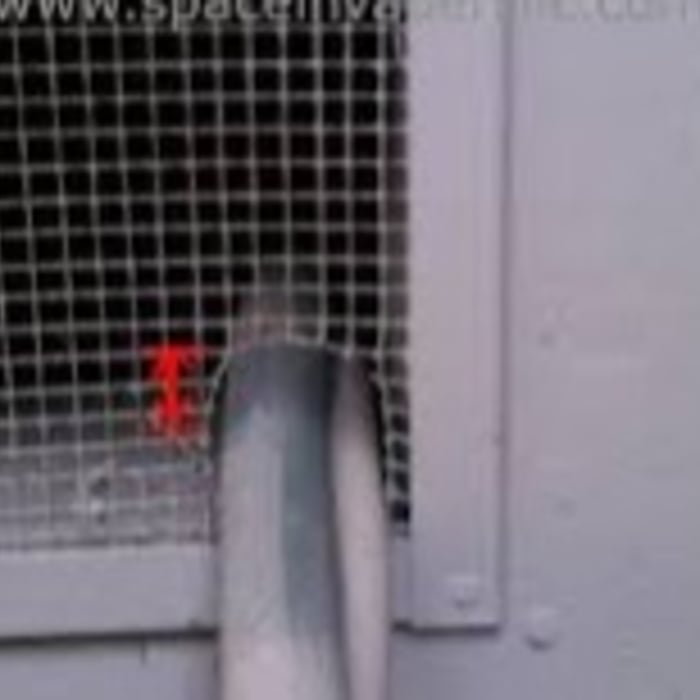 any holes cut in mesh must be seal properly