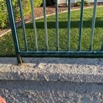 Golf course fence