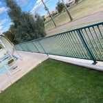 Golf course fence