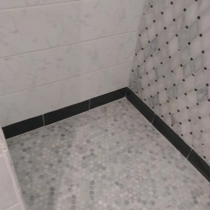 Walls and floor