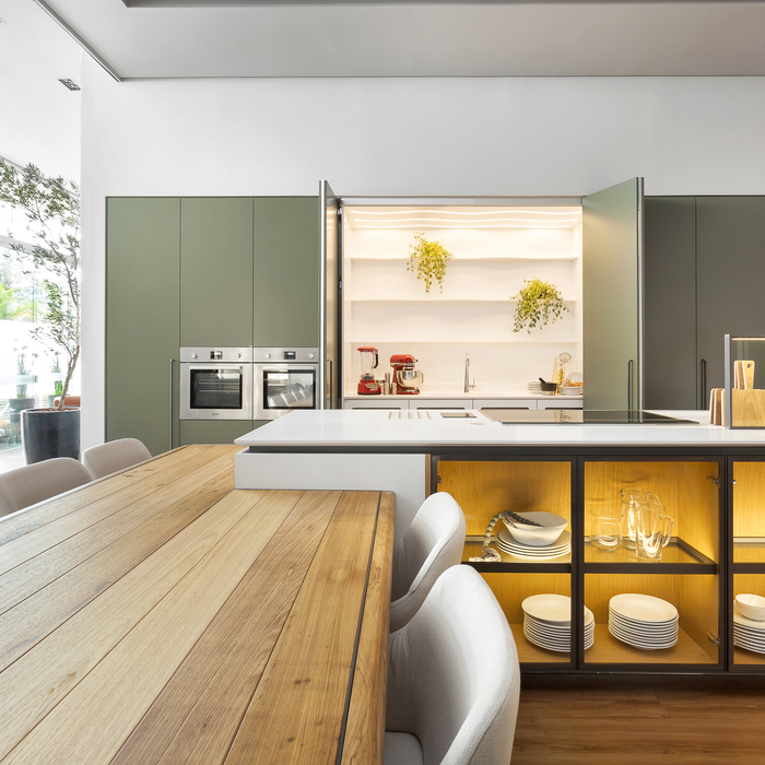 Green Modern Kitchen