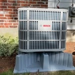 Heat pump condenser
