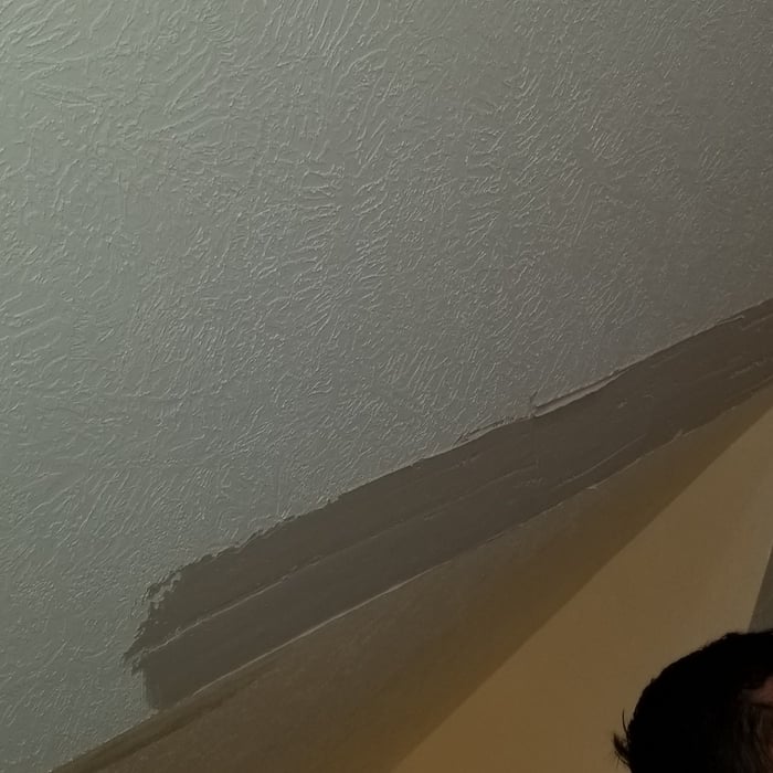 Repair 45 Degree Tape On Ceiling