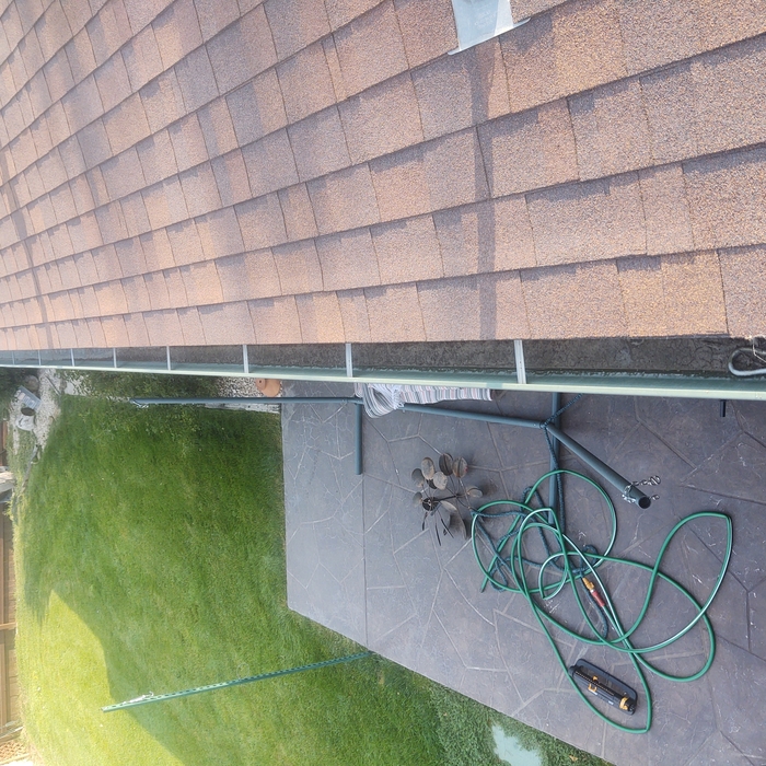 Gutters cleaned and sealed
