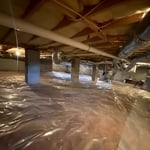 Customers crawlspace before getting started